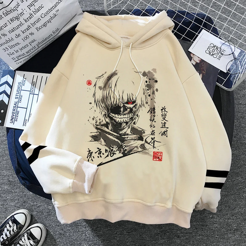 Лидер продаж японское аниме Токийский Гуль худи с графическим рисунком Мужская
