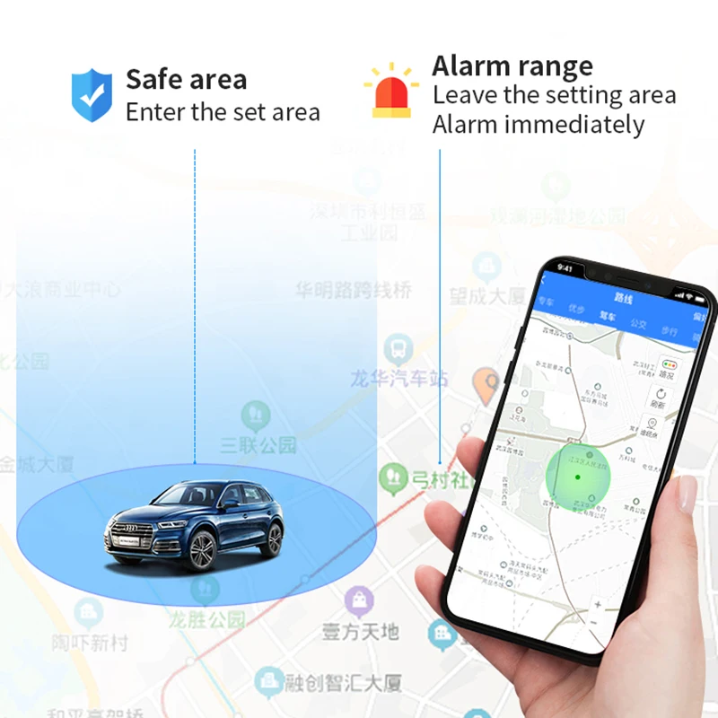 Автомобильный GPS-трекер портативное отслеживающее устройство для детей в
