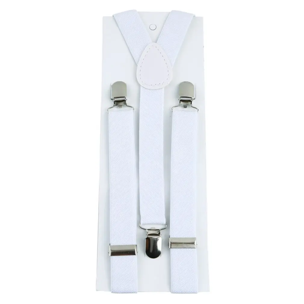 

1Pcs Mens Womens Clip-on Adjustable Elastic Pants Y-back Slim Suspender Belt