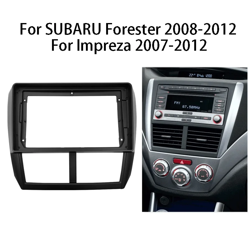 

9 inch Car Radio Fascia For SUBARU Forester Impreza Auto Stereo Panel Mounting Bezel Faceplate Center Console Holder Frame Kit