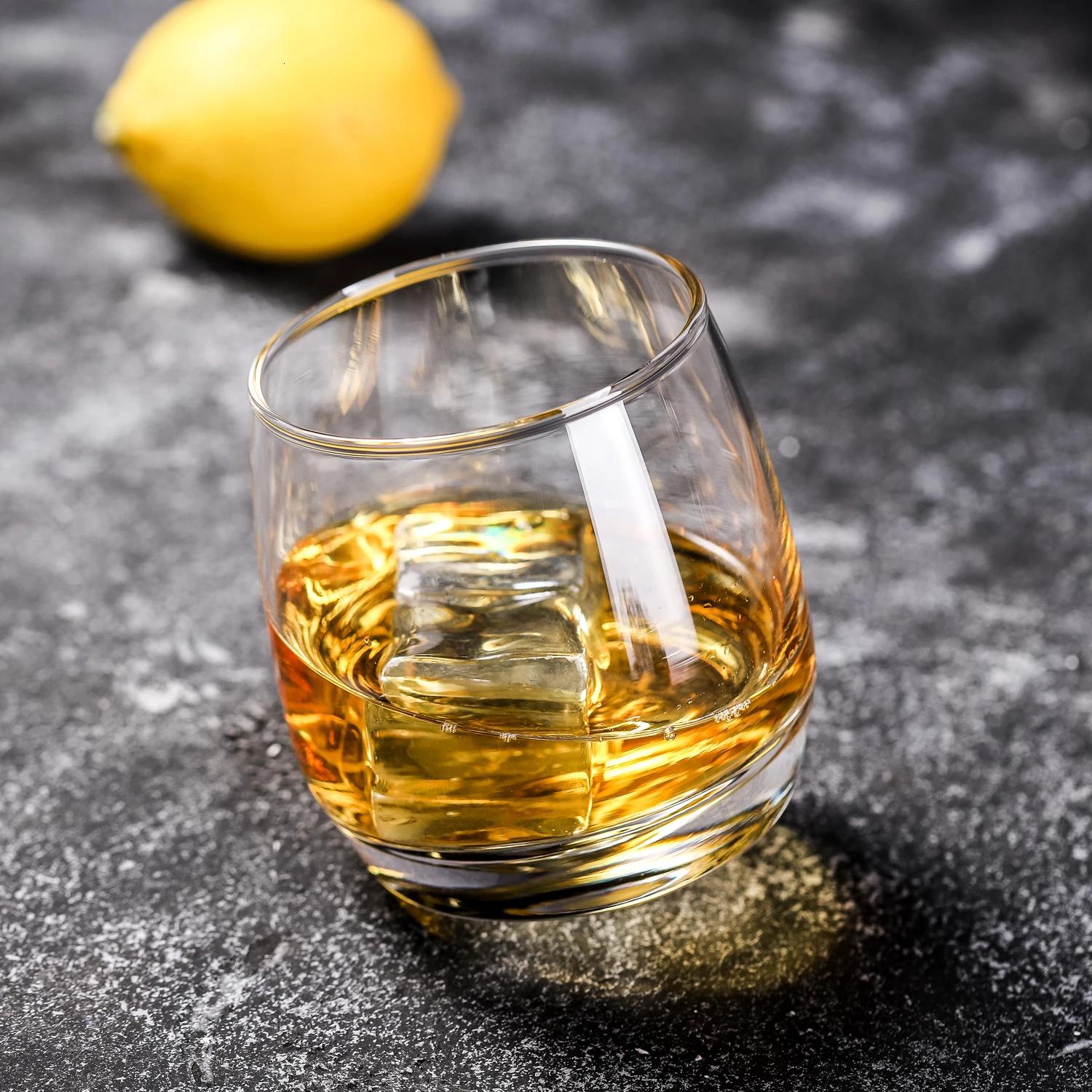 Творческий стакан Gyrate вина Стекло es виски стекло Rock для бар офис домашнего