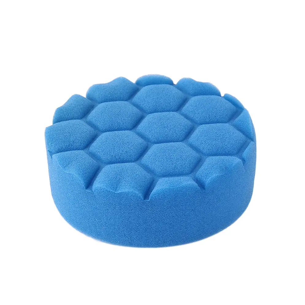 

5 Pcs 3/4/5/6/7 Inch Hexagonal Corner Diamond Ripple Point Screw Thread Washing Cleaning Polishing Sponge Buffer Pad For Car