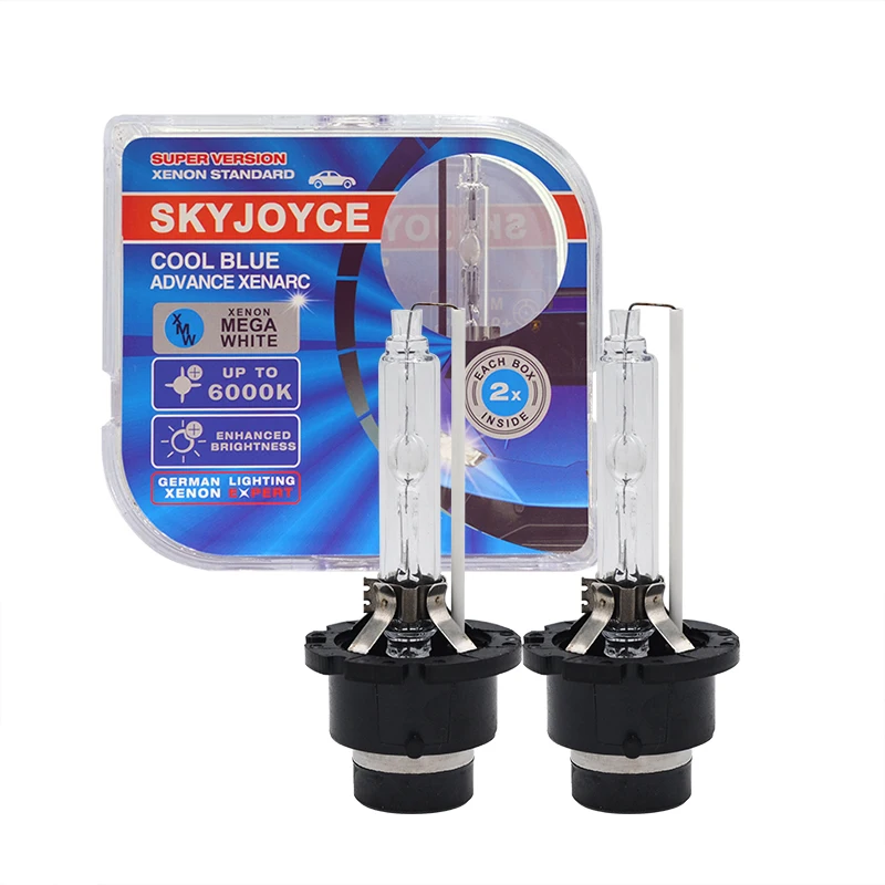 2021 SKYJOYCE 55 Вт D2S D2R D4S D4R D1R D3R D1S D3S Золотой Цвет HID лампы супер версия 4300K 6000K скрытый