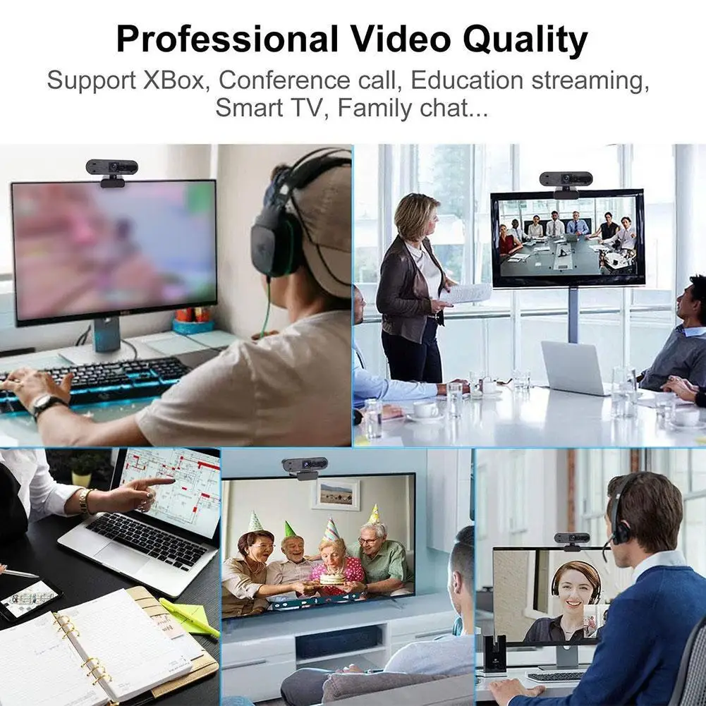 

HD USB Webcam Support Autofocus Web Camera 1080P For Computer Live Online Teaching Video Calling With Microphone Camera
