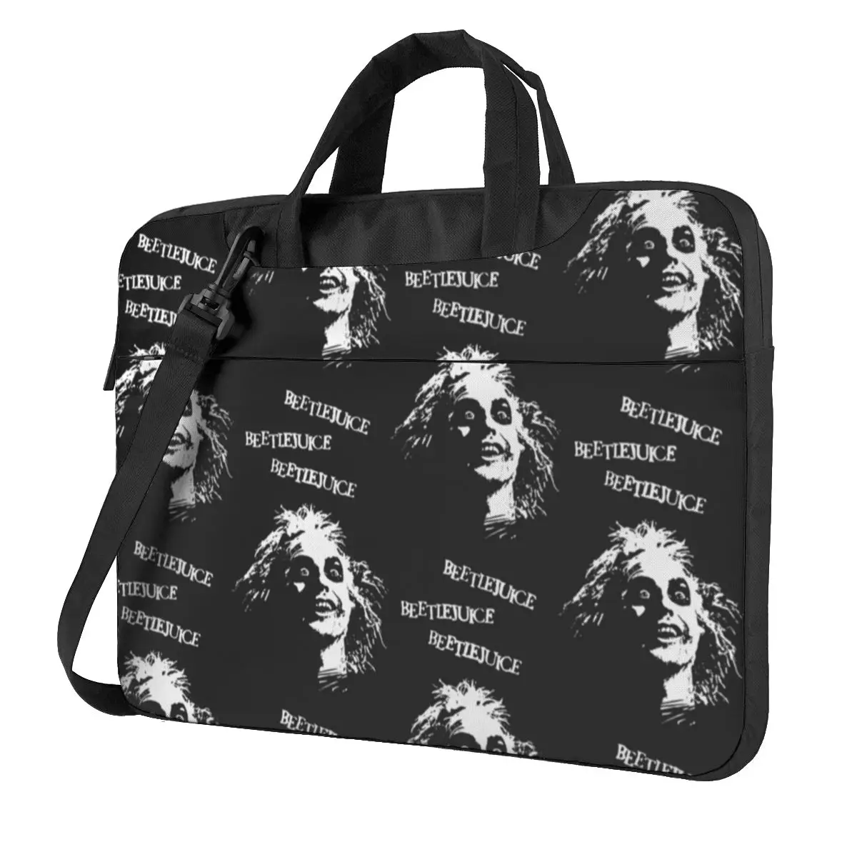 

Beetlejuice Laptop Bag Case Horror Cult Film Travelmate With Handle Computer Bag Protective Fashion Laptop Pouch
