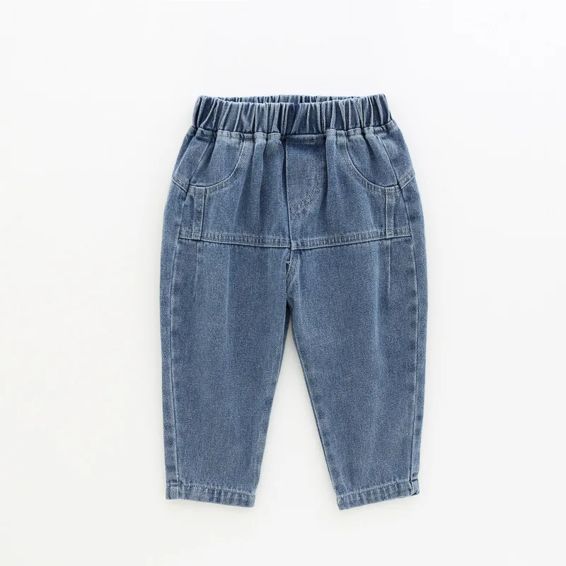 

Children's Denim Pant Baby Girl Jeans 2021 Spring Autumn New Toddler Boys Loose Casual Cowboy Pants Toddler Trousers Jeans 2-7Y