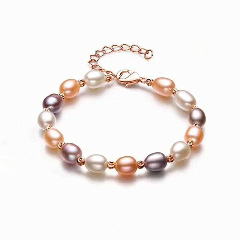 

New Natural Pearl Bracelet Sexy For Woman Bracelet Fashion Lady Temperament Bracelet Chaoren Wedding Gift Wholesale Jewelry