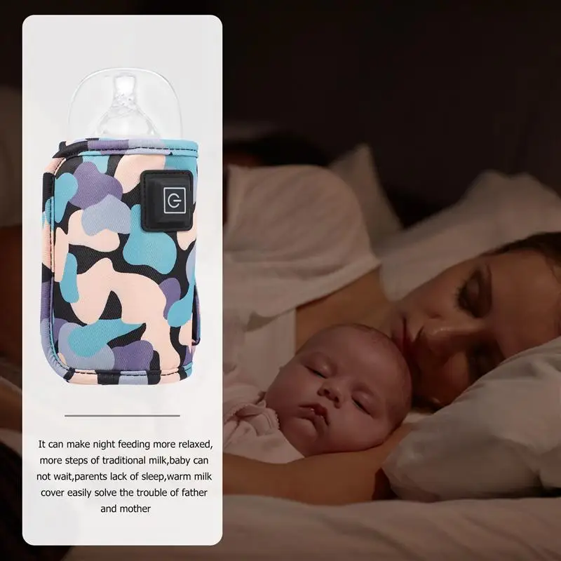 

USB Baby Bottle Warmer 3 Gears Temperature Adjustable Bottle Warmer Sleeve