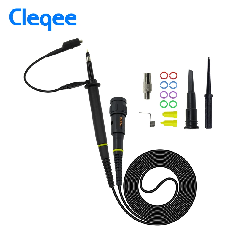 Датчик осциллографа Cleqee P4250 1 шт. 100:1 250 МГц 2 кВ выдерживает Высокое напряжение для