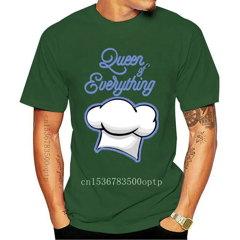 

Новая модная футболка с изображением шеф-повара, кулинарной королевы, лучшая программа футболок, отличный подарок, оптовая продажа футболо...