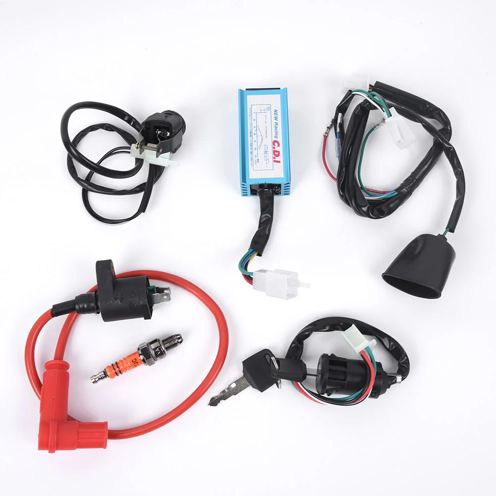 Электропроводка переключатель катушки CDI жгут Набор 50/110/125/150cc для ямы грязи
