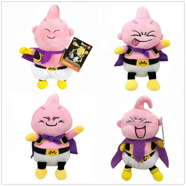 Majin Buu MIX 20CM 10/Лот 18 видов стилей DRAGON BALL Goku Kakarotto Majin Buu трусы Piccolo Vegeta 18-23 см Плюшевые Куклы Подвески мягкие игрушки - Цвет: Majin Buu MIX 20CM