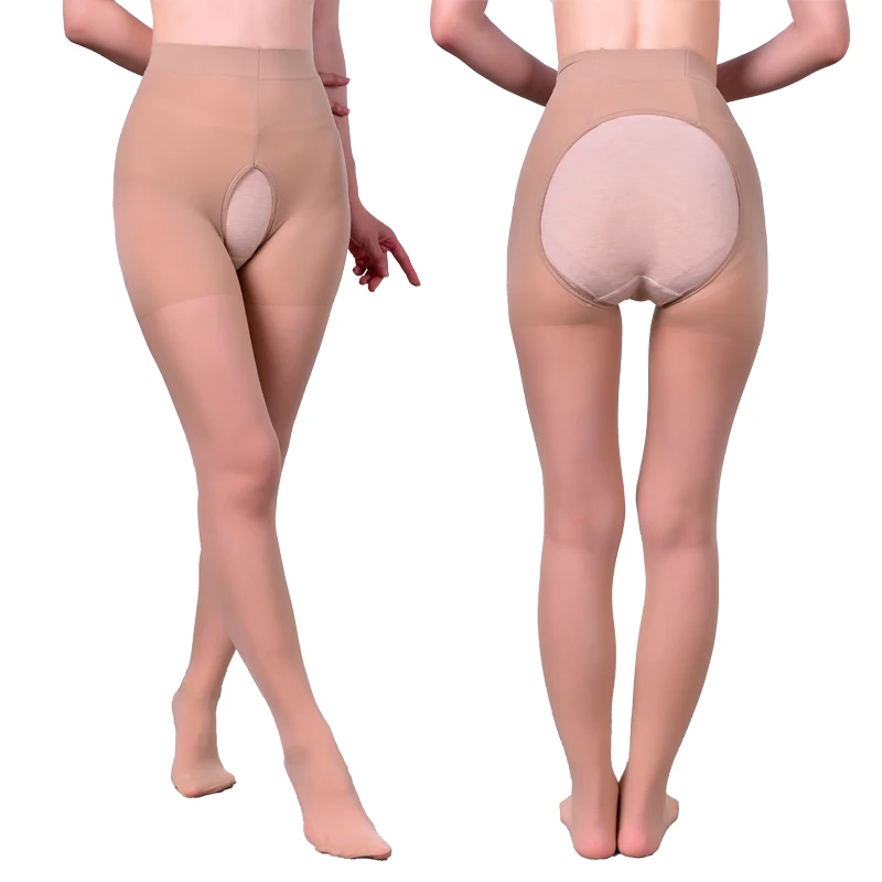 Женские колготки размера плюс пикантные тонкие супер эластичные нейлоновые