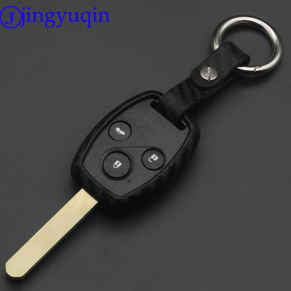 Карбоновая фрикционная оболочка для Брелока Для Honda силиконовый чехол ключей от