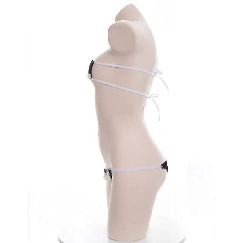 Японский сексуальный кружевной бандажный комплект нижнего белья с отделкой