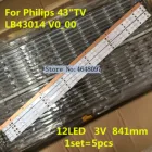 Светодиодная лента для подсветки 12 ламп для телевизора P hilips 43 дюйма LB43014 V0 _ 00 TPT430U3 EQLSJ A.G 43PUS6501 43PUS6101 43PUS6201 43PUS7202 43PUH6101