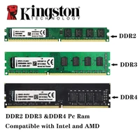 kingston pc memory ram memoria module computer desktop 1gb 2gb pc2 ddr2 667 800 1333 1600mhz udimm pc3 12800u 4gb ddr3 8gb ram