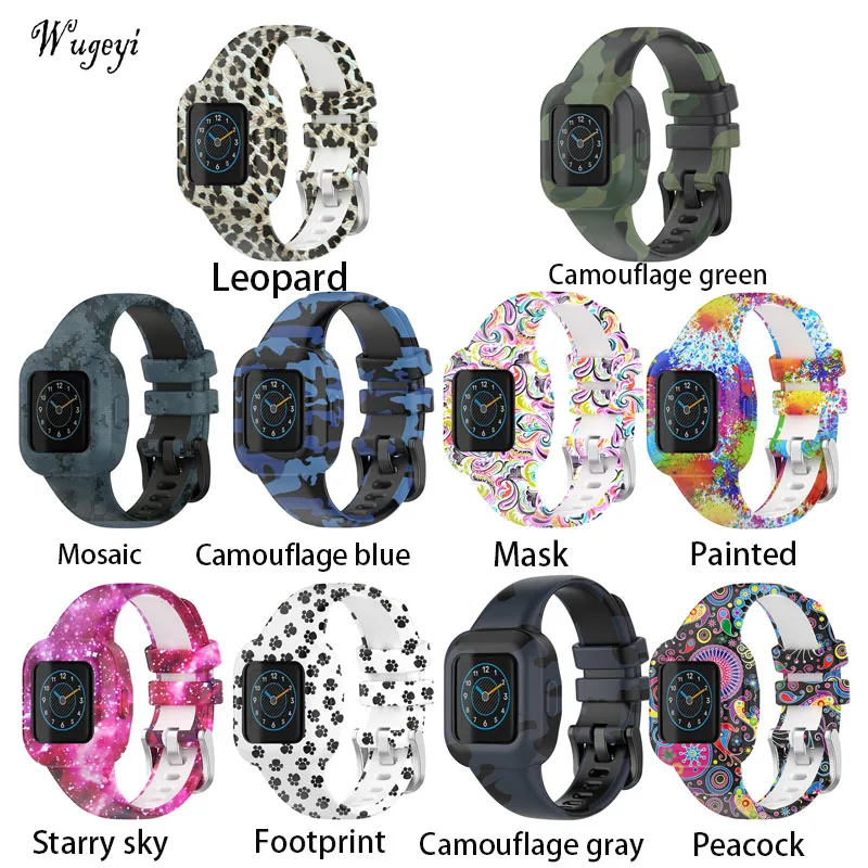 Подходит для Garmin GarminFit JR3 наручный ремешок vivofit jr3 Универсальный Детский с принтом