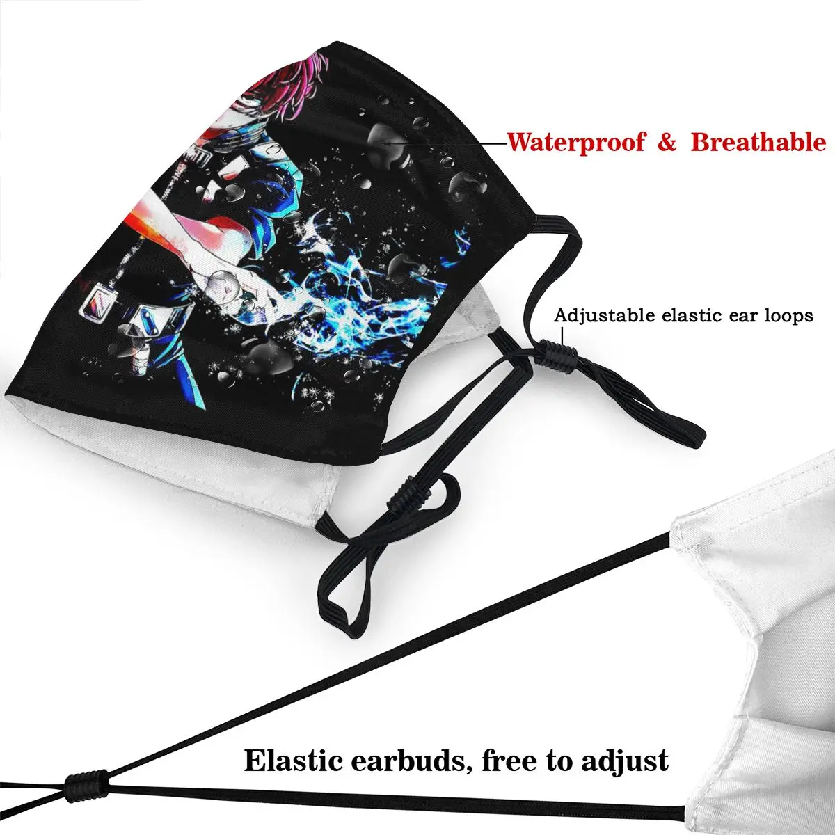 Маска для лица Mascarilla маска Todoroki BNHA маски Fation My Hero Академия Deku One всех рта