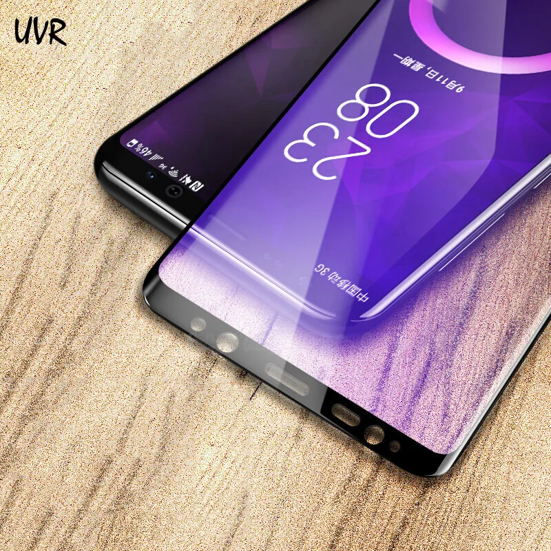 Защитное стекло закаленное для Samsung Galaxy S10 S9 S8 Plus S7 edge Note 10 9 8 3D Full Cover Anti blue|Защитные