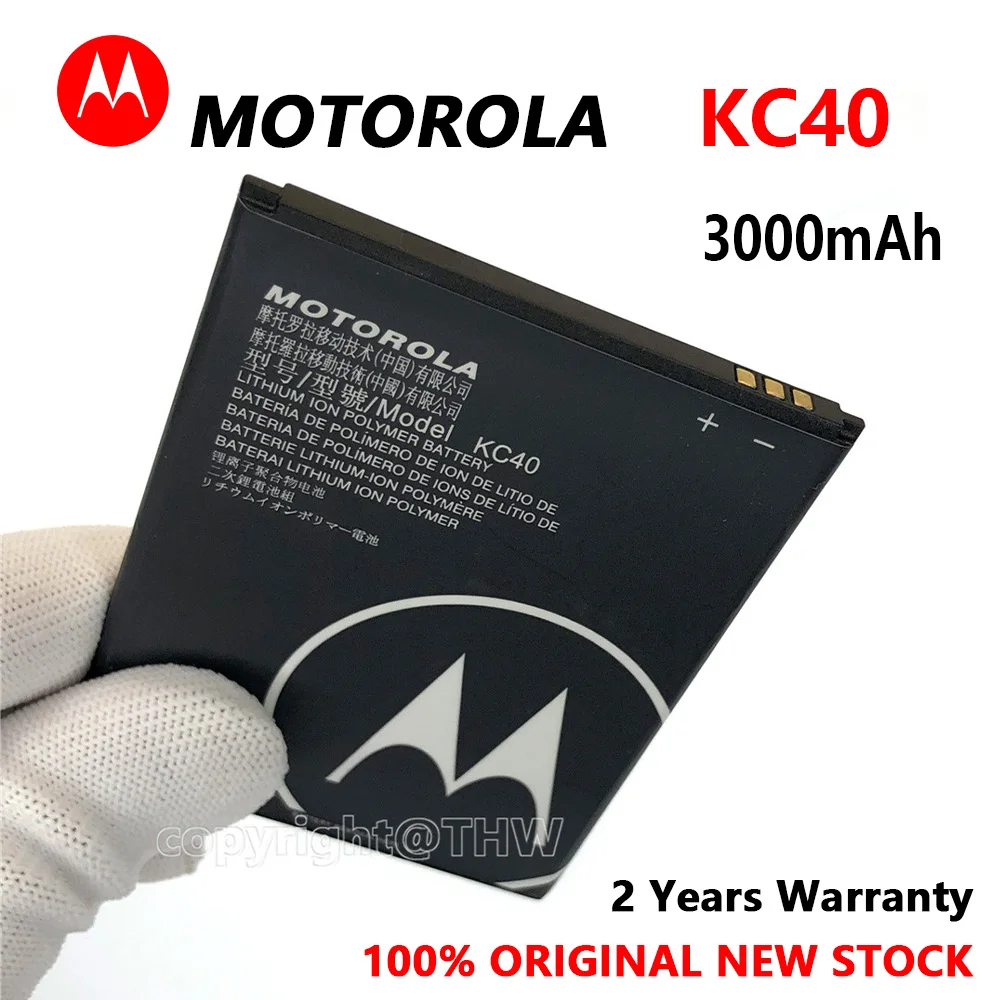 Аккумулятор KC40 100% мА · ч для Motorola Moto E6 plus 3000 XT2025-1 XT2025-2 аккумулятор мобильный