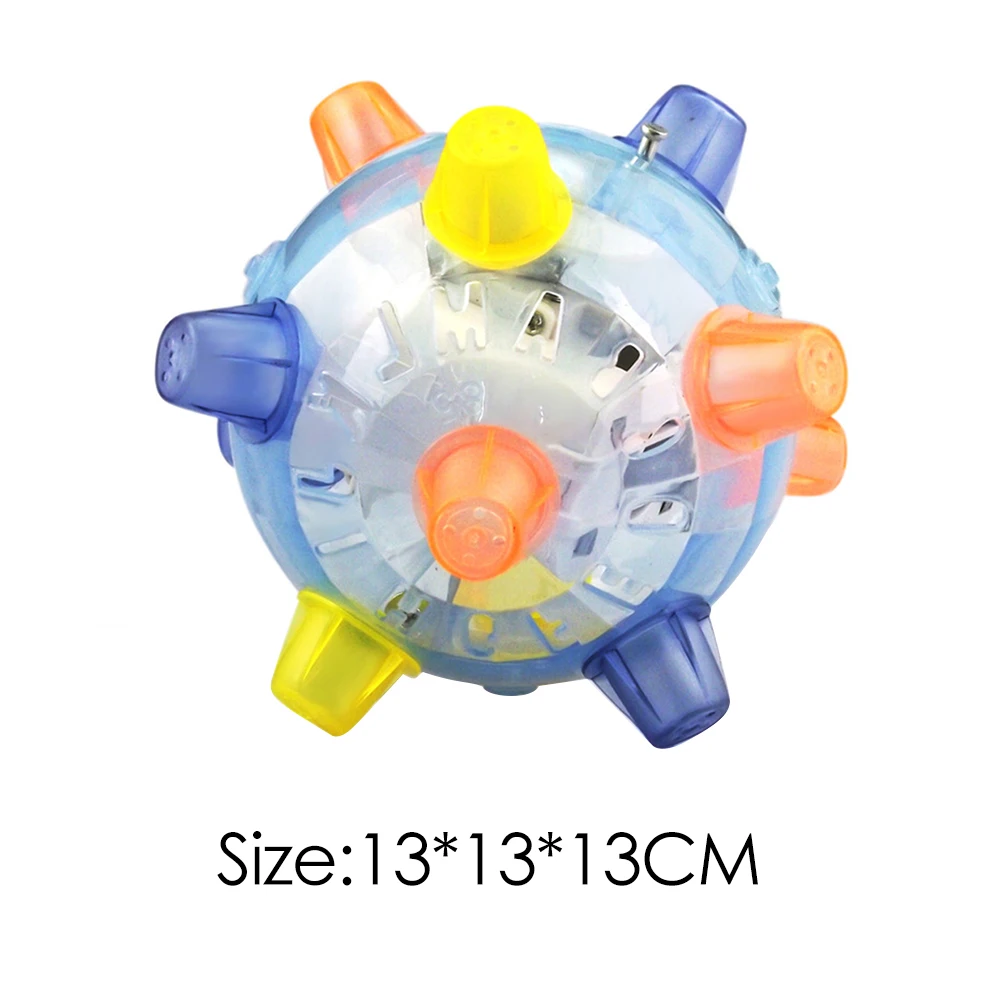 

Music Bouncing Sound Balls Rich in Color Benefiting Eyes Development Creative Luminous Dancing Toy for Child Random Color