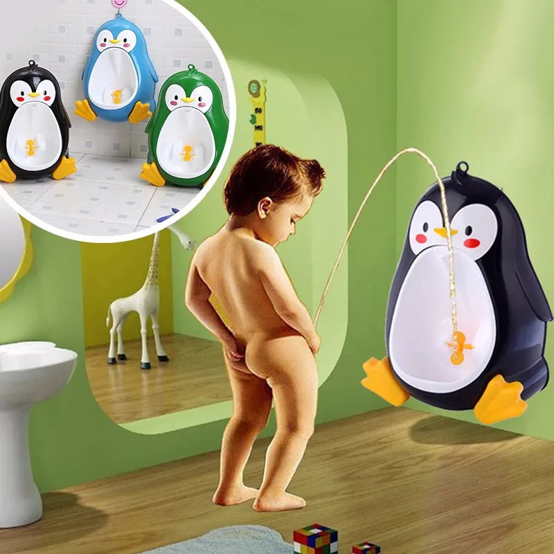 2018 Boys Baby Toilet Potty Training Toddler Kids Urinal Bathroom Pee Trainer Penguin | Мать и ребенок