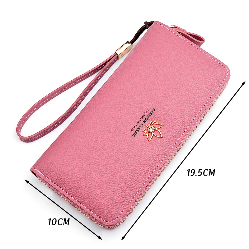 

GOPLUS Wallet Women 2021 Fashion Coin Purse for Ladies Long Clutch Wallets with Cell Phone Bags Card Holder Carteras Para Mujer
