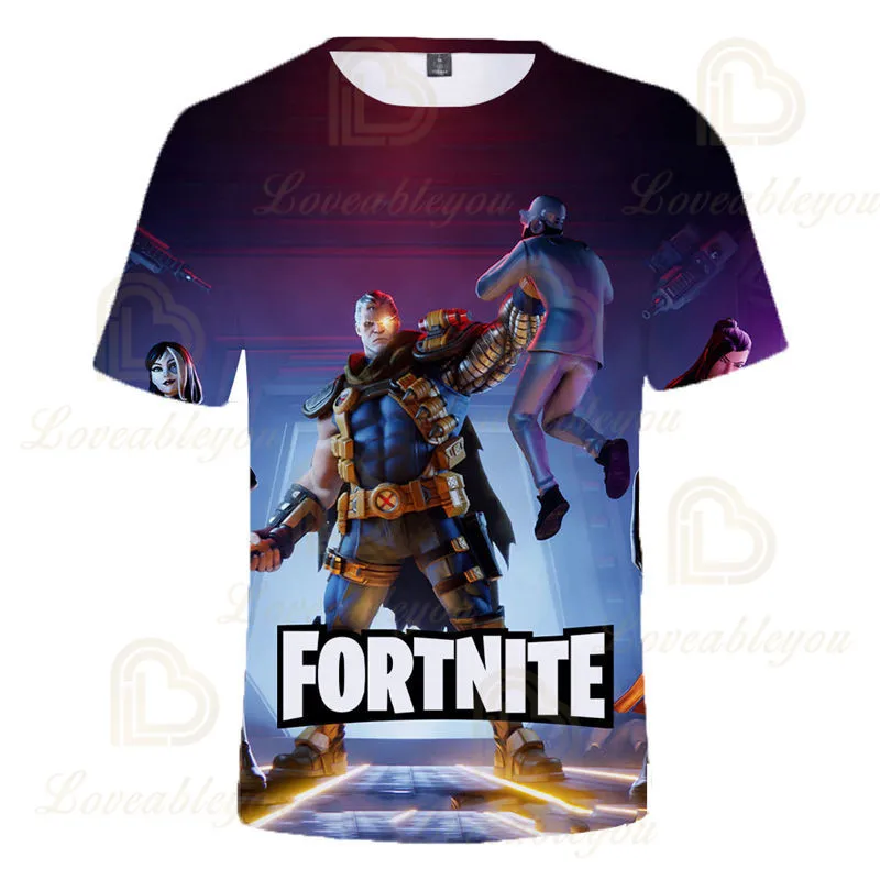 Футболка с принтом из игры Fortnite Battle Hero Victory Royale Shoot |