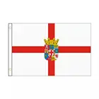 Флаг Альмерии zwjflagshow 90x150 см, флаги Испании провинции, баннеры 3x5 футов, Полиэстеровая ткань, подвесной флаг, баннер для украшения