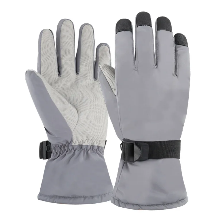 

Gloves Women's Winter Touch Screen Thicken Plus Fleece Warm Waterproof Riding Sports Outdoor Couple Electric Bike Gloves