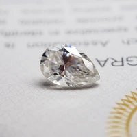 710mm pear cut 1 93 carat vvs lab moissanite super white loose moissanite diamond for wedding ring