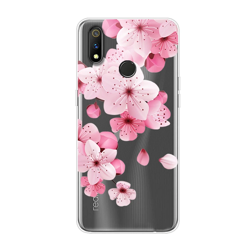 58 Мягкий чехол из ТПУ для OPPO Realme 3 Pro, Прозрачный бампер с мультяшным рисунком, задняя крышка для телефона OPPO Realme3 3Pro Realme3Pro, силиконовый чехол s - Цвет: 58