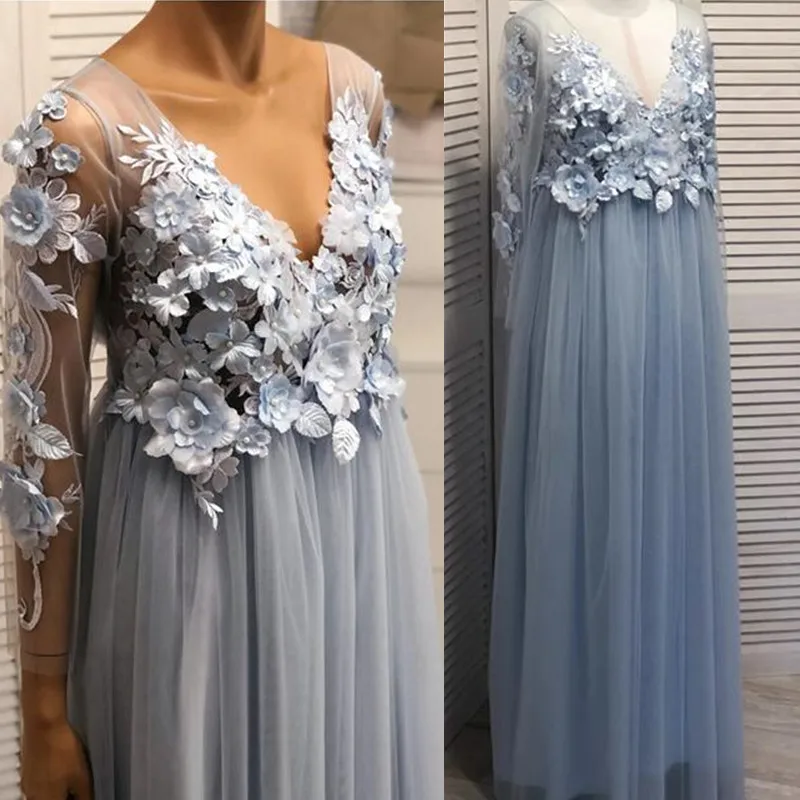 

Платье женское вечернее ТРАПЕЦИЕВИДНОЕ с V-образным вырезом и полурукавами