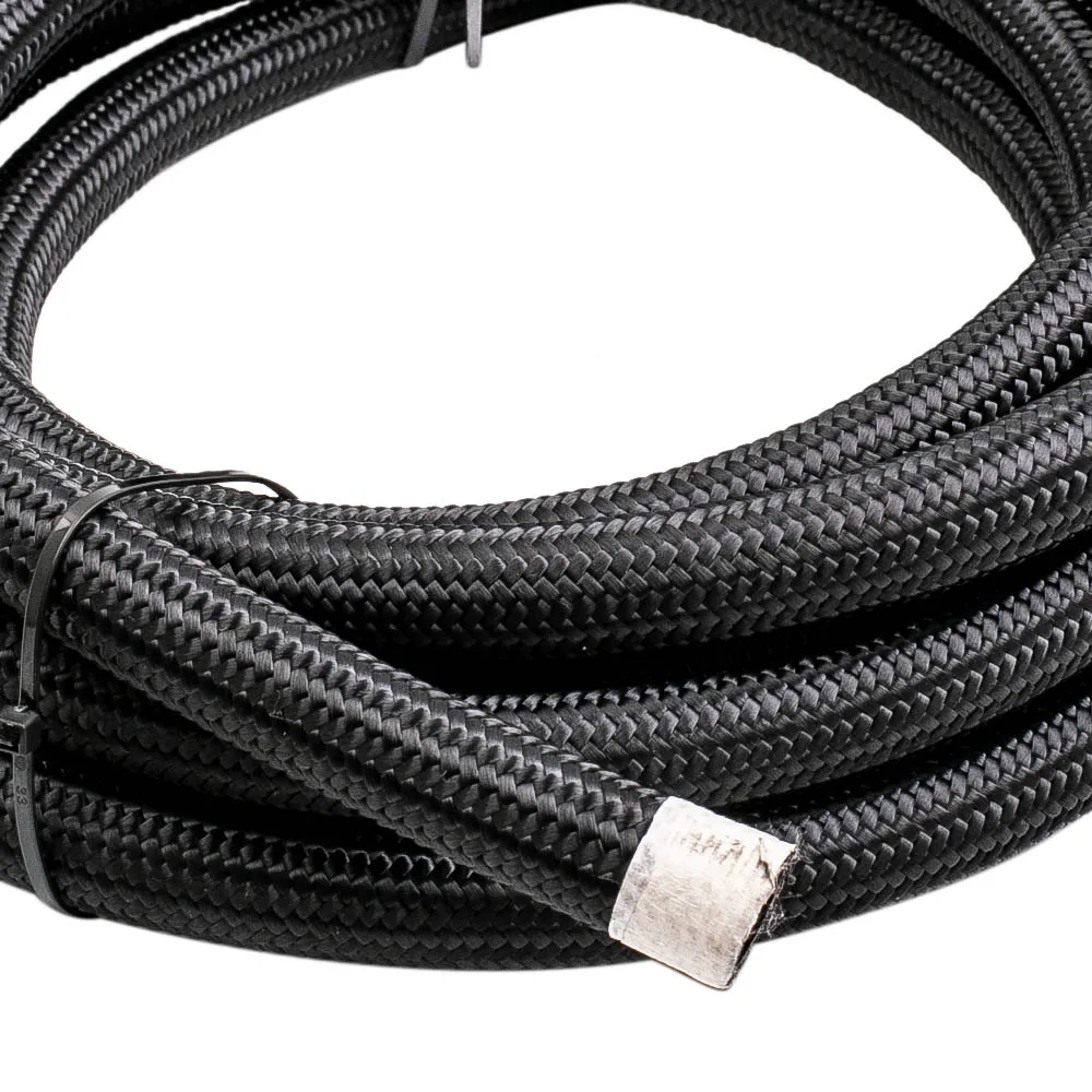 

AN10 20FT Stainless Steel Nylon Braided Oil Fuel Line Hose + 10 Fittings Ends
