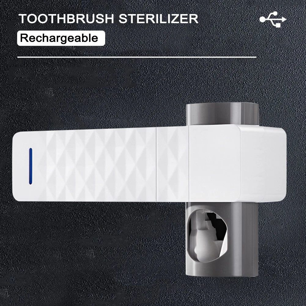 3 в 1 Автоматическая Зубная щётка Держатель УФ анти бактерий стерилизатор Ванная