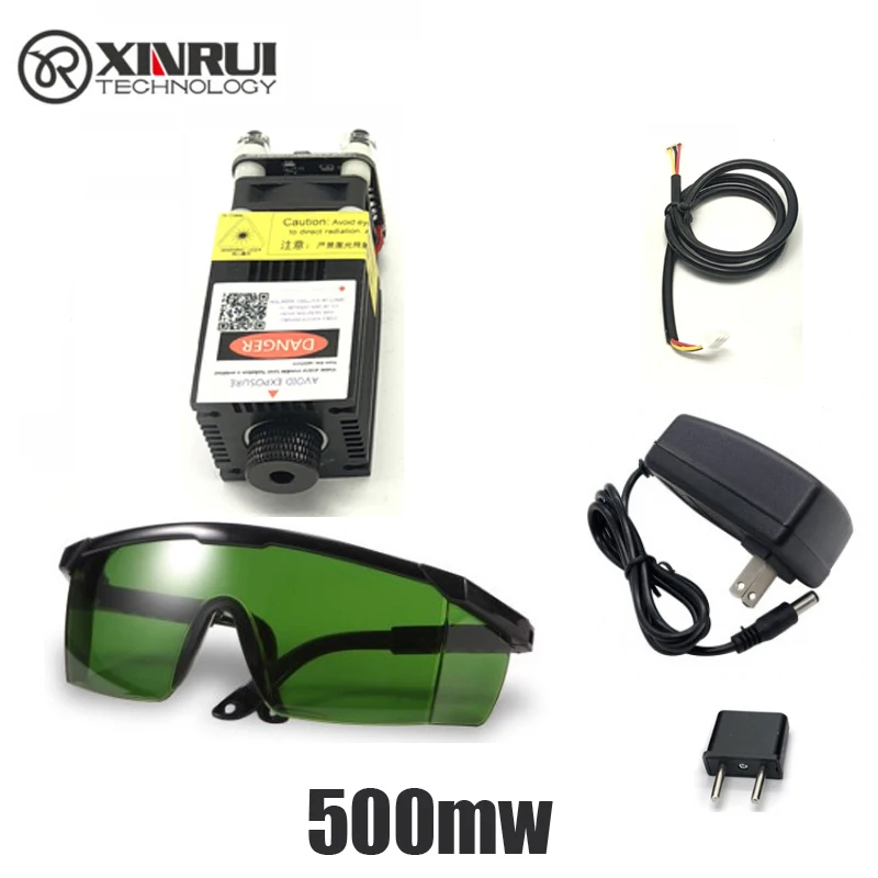 Сине фиолетовый лазерный модуль с фокусировкой 500 МВт нм лазерная трубка Диод hx2.54