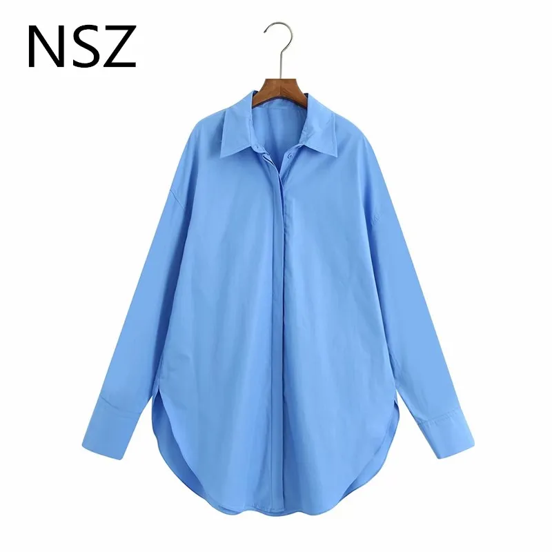 Блузка женская оверсайз в стиле бойфренда с разрезом сбоку | Женская одежда