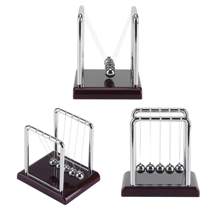 

Tbest Steel Balance Swinging Magnetic Ball Cradle Physics Science Pendulum Desk Fun Toy Gift, Swinging Magnetic Ball Toys