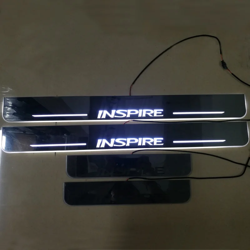 

Welcome Pedal Lights For Honda Inspire 2003 2004 2005 - 2007 Pedal car Door Sill Pathway Lamps led thresholds scuff plates AUTO