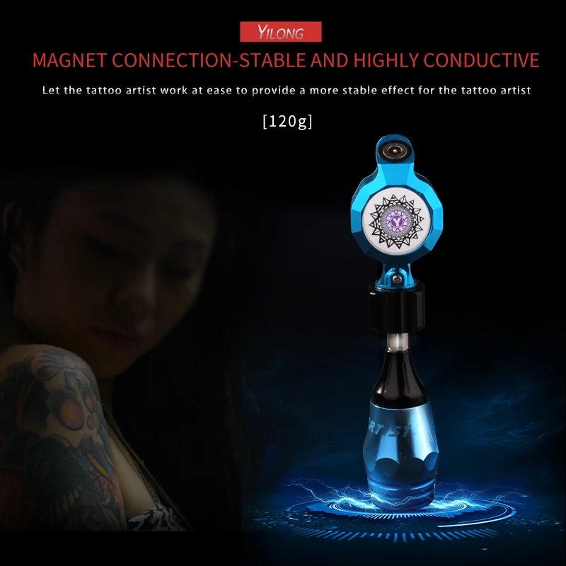 Тату машина ротационная ручка для тату пуля шлейф M8 гибридный Перманентный