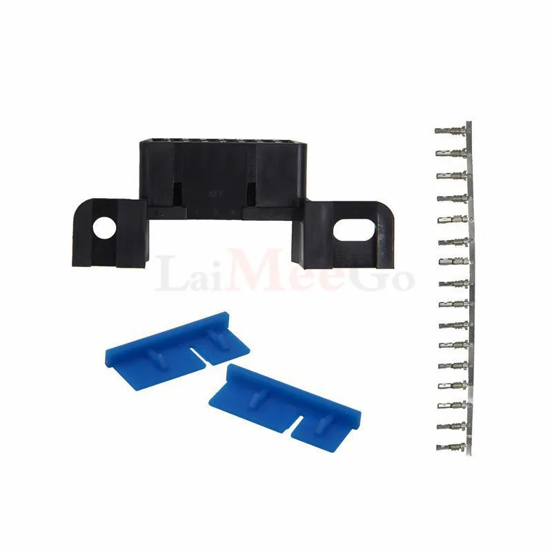Высококачественный автомобильный OBD OBD2 OBDII гнездовой разъем J1962F 16-контактный |