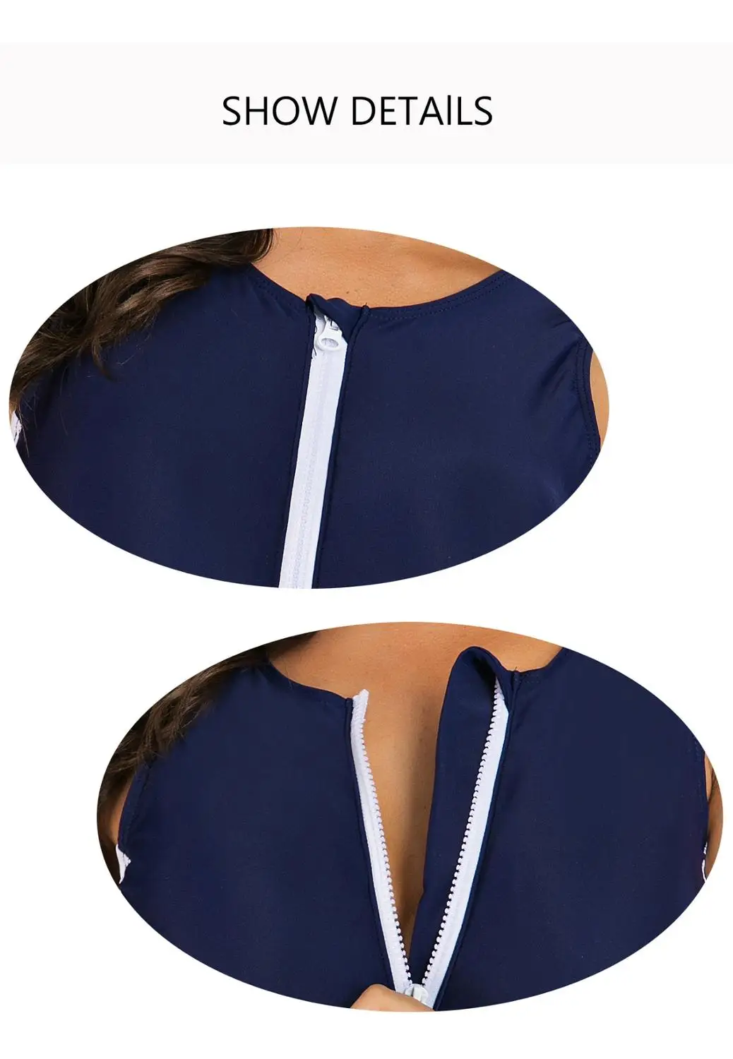 

Women's Rash Guard Zipper Front One Piece Swimsuit Sleeveless Monokini Female Bathing Suit Surfing Swimwear Beachwear M L XL XXL