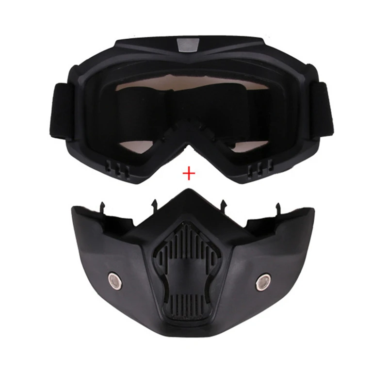 Новые съемные противотуманные спортивные мотоциклетные очки для взрослых с