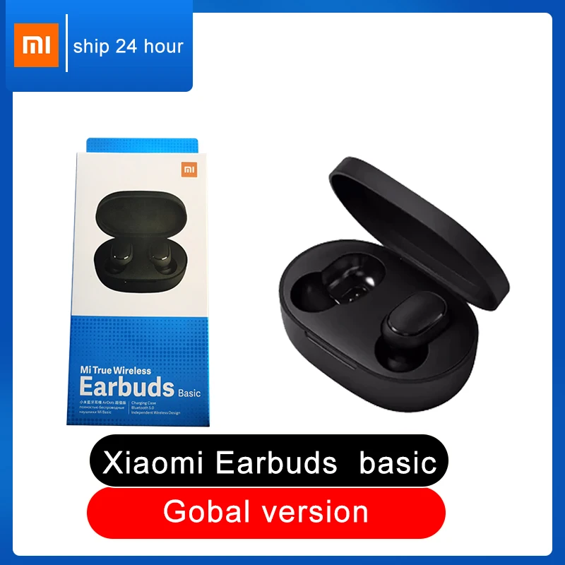 Xiaomi Redmi Airdots наушники Базовая глобальная Версия 5 0 вкладыши TWS с Mi True Wireless Bluetooth AI
