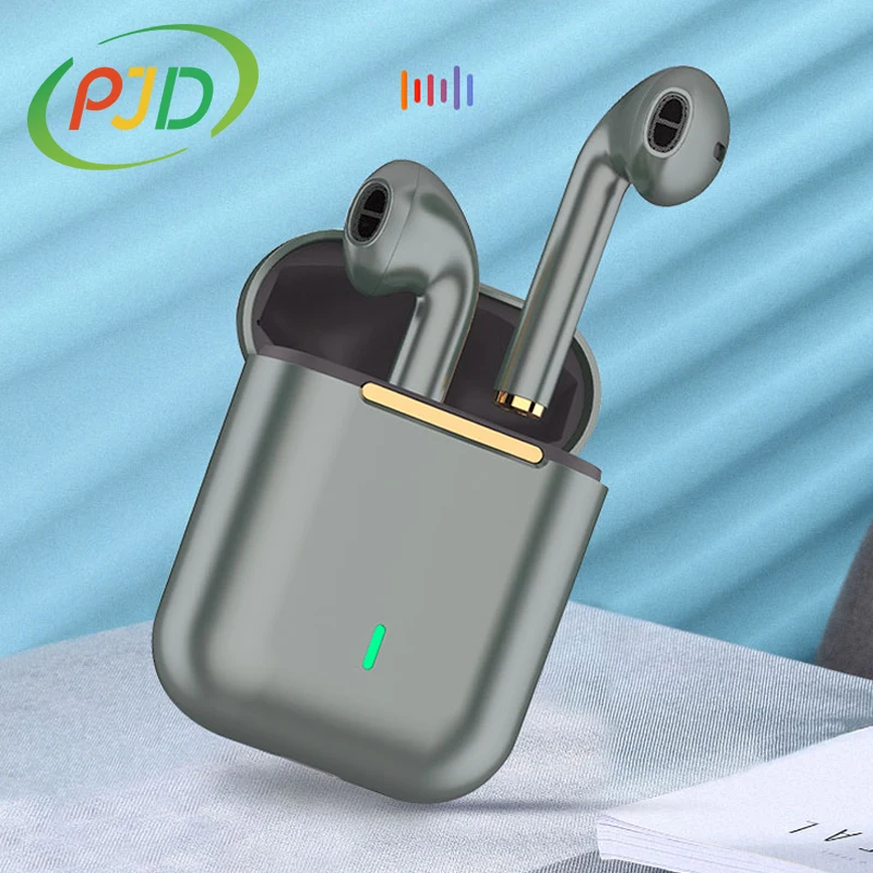 PJD наушники вкладыши TWS с Беспроводной Bluetooth 5 0 1:1 PK Air 2 всплывающем окне hd звонок Hi