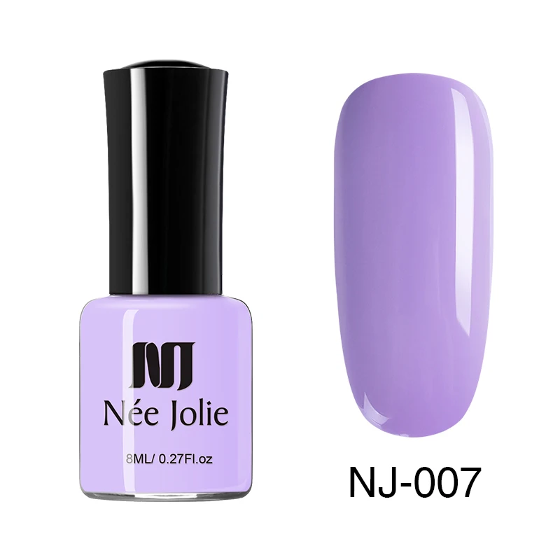 NJP-07 NEE JOLIE 8 мл Лак для ногтей чистая серия лак для ногтей Блестящий зеркальный матовый эффект лак для ногтей 66 цветов - Цвет: NJP-07