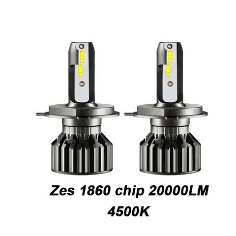 ZES Chip H7 светодиодный автомобильные лампы для фар машины мини H4 светодиодный H11 H8 HB4 H1 H3 HB3 9005 9006 880 881 H27 20000LM светодиодный противотуманный фонарь 12В