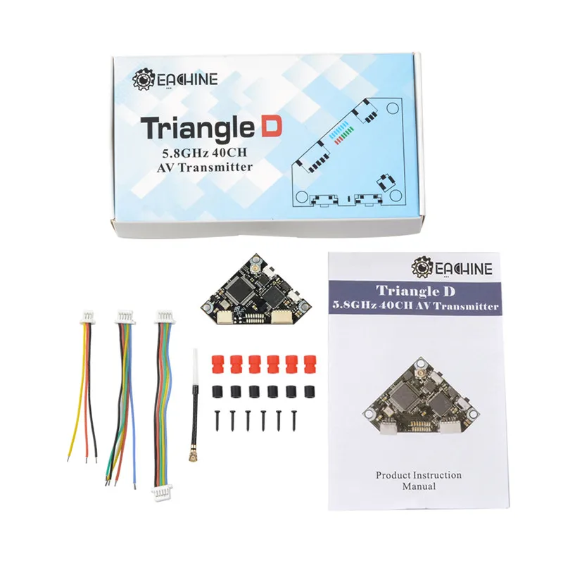 Eachine TriangleD 5.8G 40CH 25/100/200/400mW Switchable AV FPV Transmitter VTX With DVR Support Smart Audio Tramp for Tinywhoop | Игрушки и