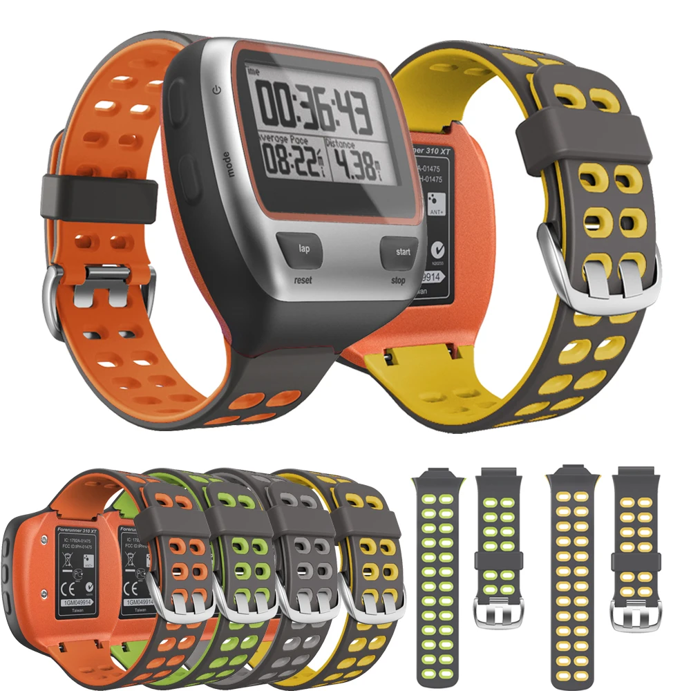 

Сменный силиконовый ремешок для смарт-часов Garmin Forerunner 310 XT, браслет для Forerunner 310XT, ремешок для быстрого прилегания